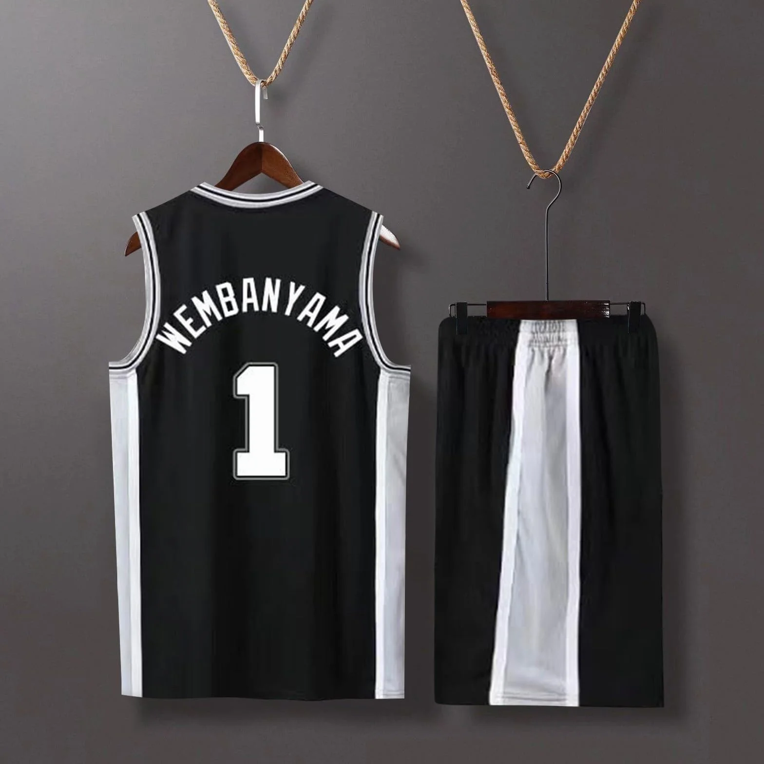 ABRTJCL Camiseta de Baloncesto Hombre y Niños con Pantalón y Short