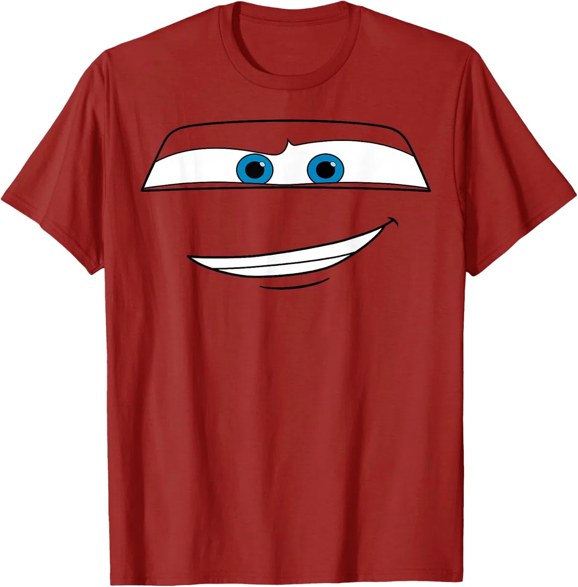 Disney Pixar Cars Lightning McQueen Big Face Camiseta