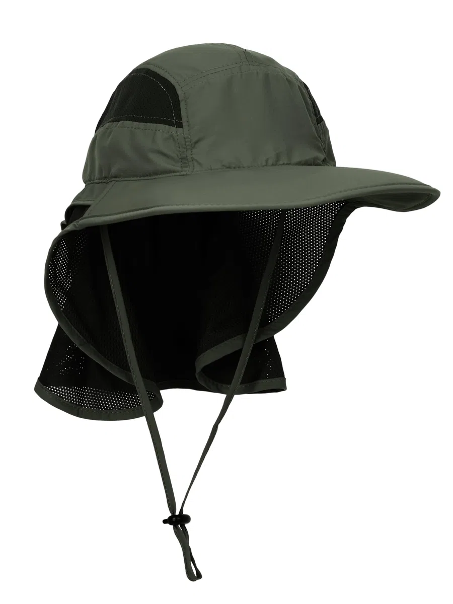 Unisex Gorra de Safari con Extra Largo Protector de Nuca 12cm Gran Borde para Actividades al Aire Libre Sol Protección UV