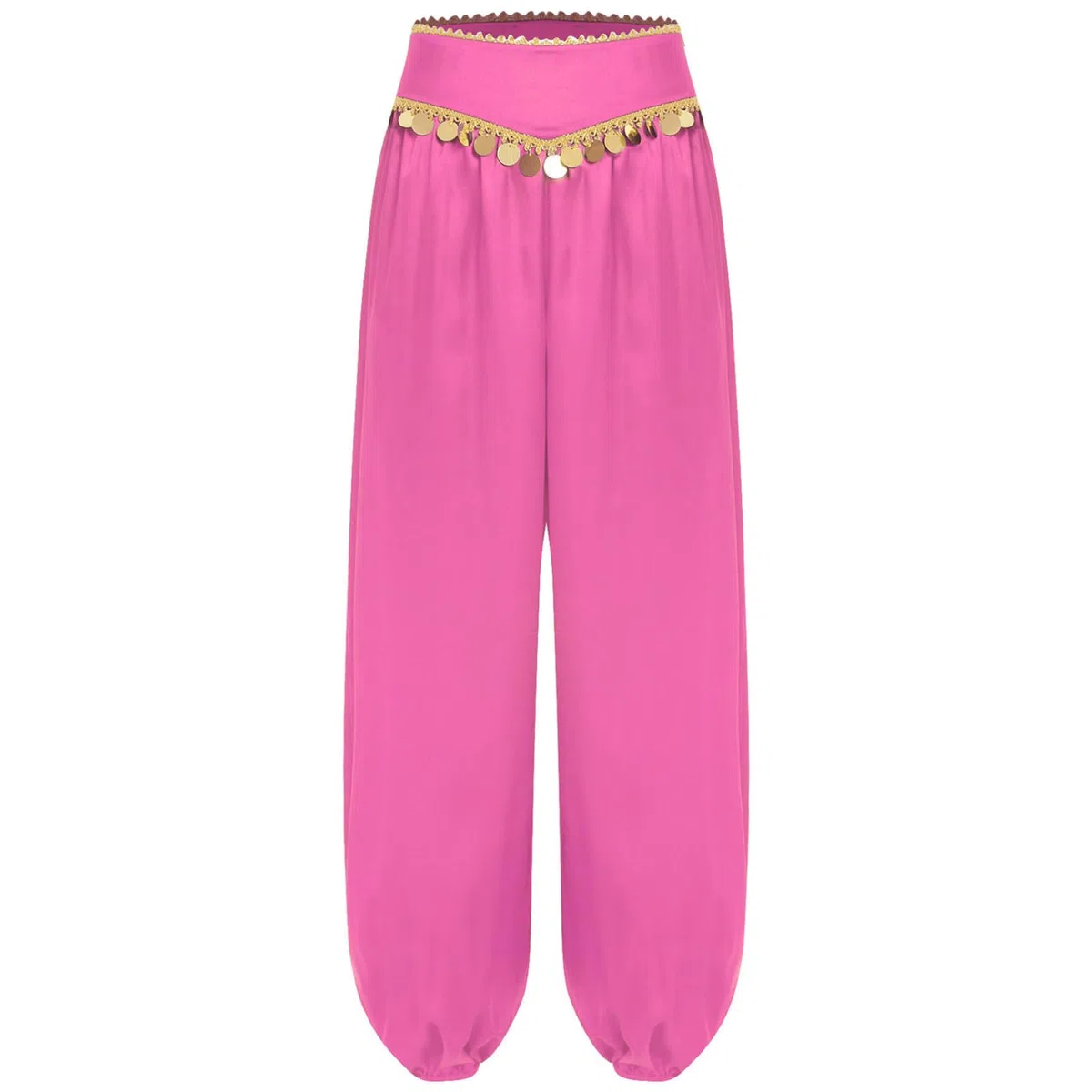Sywiyi Pantalones largos de danza del vientre para mujer, pantalones bombachos con lentejuelas de baja estría, indios, orientales, disfraz de fiesta temática, carnaval