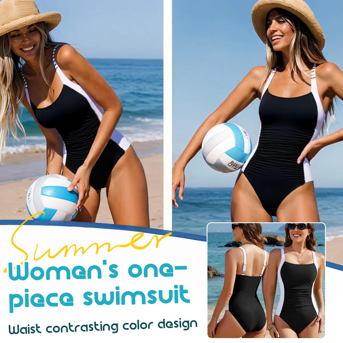 Bañador Mujer Reductor Una Pieza Sexy Swimsuit Push Up Traje de Baño Talla Grande Vientre Plano Monokini Espalda Abierta Ropa de Baño Playa Verano Swimwear