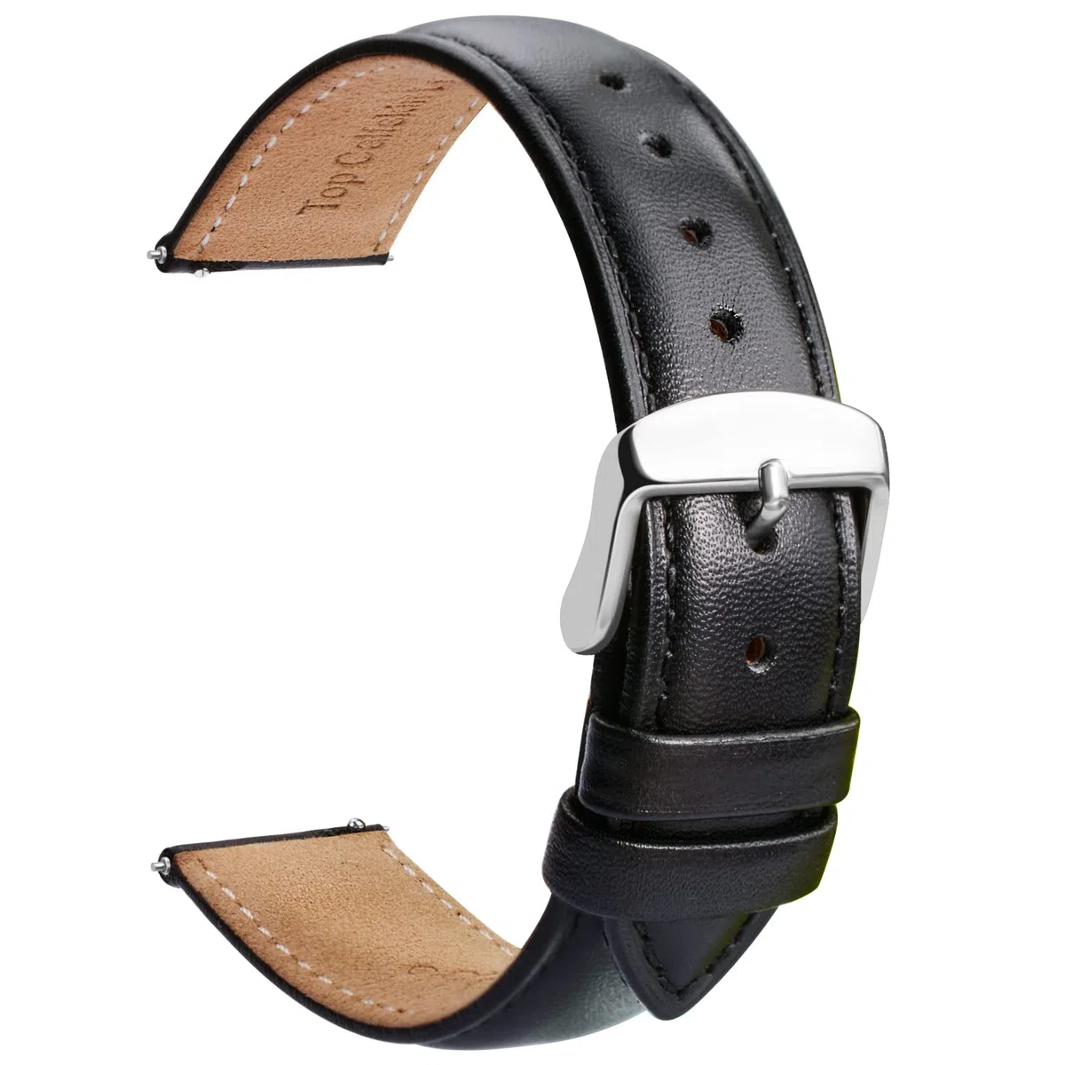 Tstrap Correa Reloj Cuero - Correa Piel - Correa de instalación rápida - Correa de Repuesto Inteligente para Hombres y Mujeres - 14 mm 16 mm 18 mm 19 mm 20 mm 21 mm 22 mm 23 mm 24 mm
