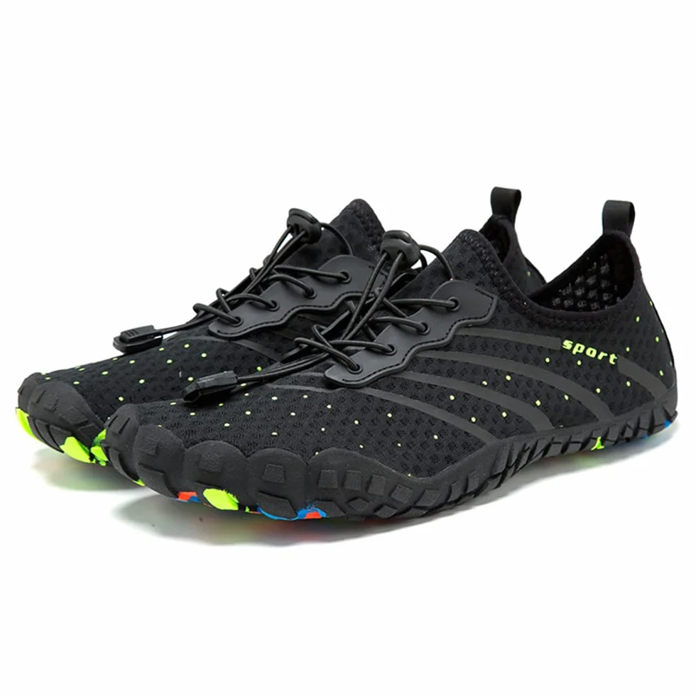 Unisex-Adulto Zapatos de Agua Mujer Hombre Zapatos Deportes Acuáticos Barefoot Shoes Zapatillas de Deporte Exterior Interior para Gym, Asfalto Playa, Montaña Escalada 35-46