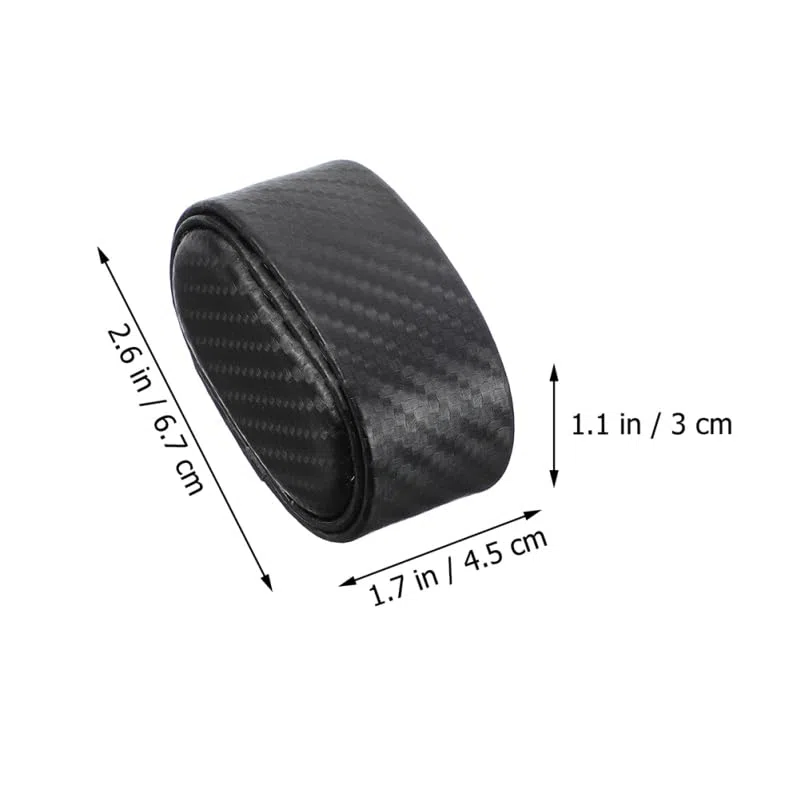 Hemobllo Cojines Exhibición Relojes 3 Piezas 6,8x4,5x3 cm Cuero PU Fibra Carbono – Repuesto Almohadillas para Caja Joyería, Protegen Pulseras & Smartwatches sin Deformar, para Coleccionistas y Tiendas
