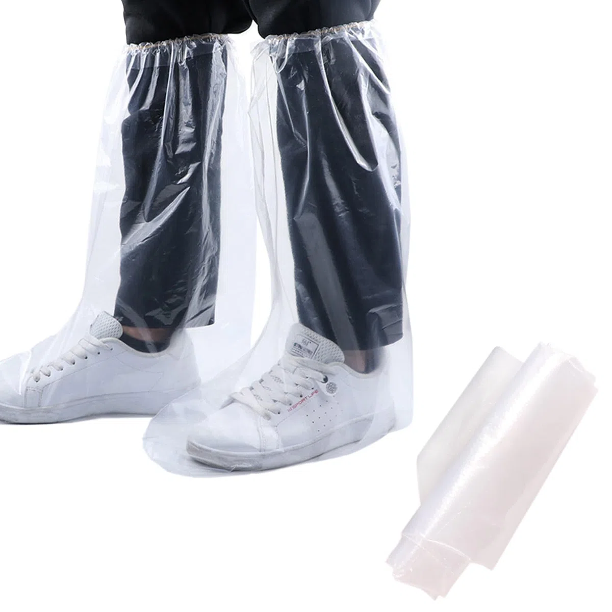 20 Piezas Zapato Cubre, Funda para Zapatos de lluvia, Cubrebotas Impermeable, Adecuado para Protección Contra la Nieve y la lluvia (Blanco)