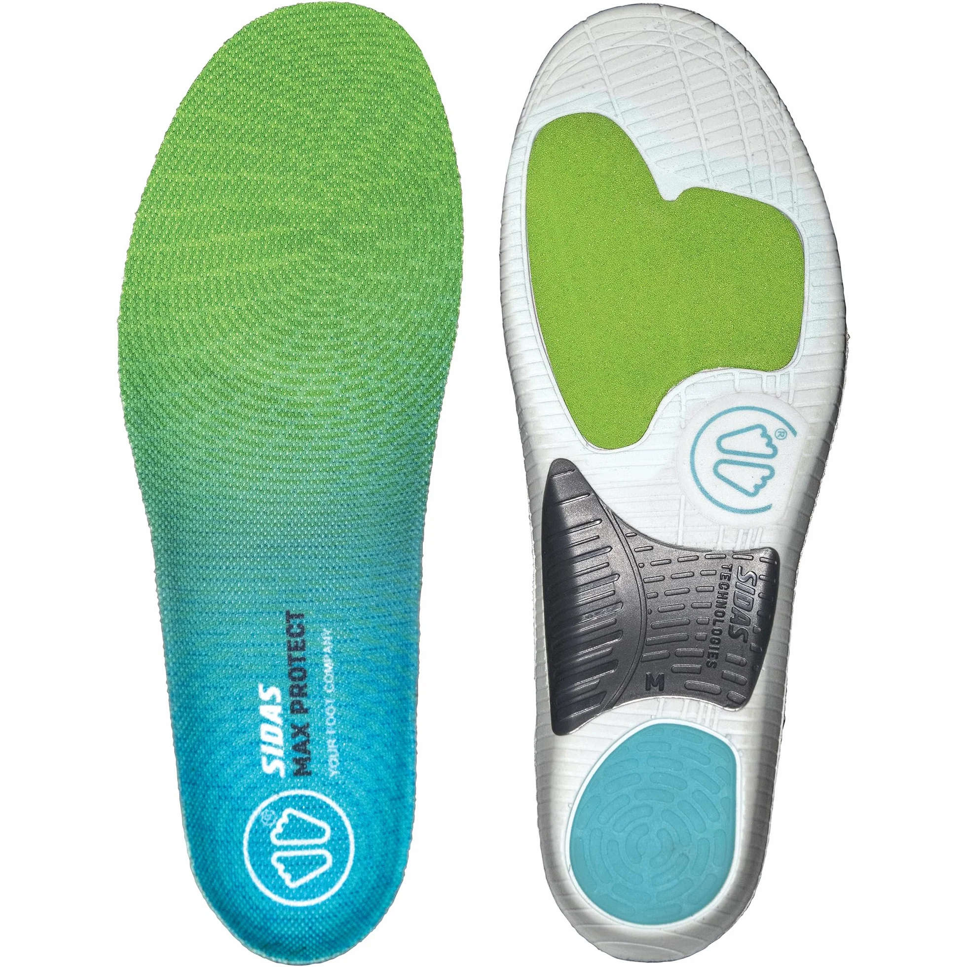 Sidas MAX Protect Activ Slim, Plantillas para el Deporte y el día a día, Sujeción del Arco Plantar, Comodidad Duradera y absorción de Impactos, Plantillas para Zapatos de Hombre y Mujer