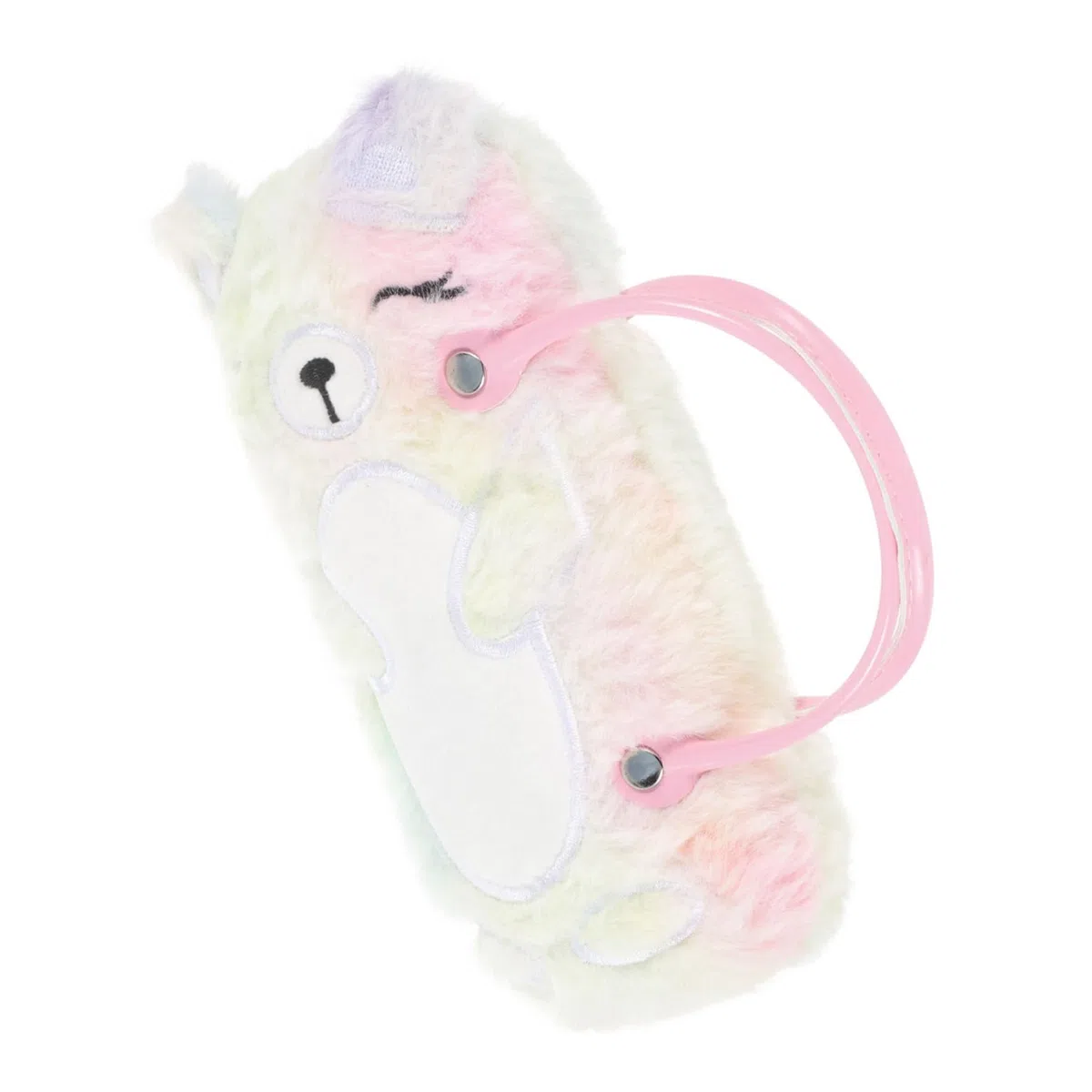 GALPADA Estuche Hecho de Felpa para Gafas Infantil Forma de Oso de Peluche Ligero y Multifuncional Color Aleatorio para Niños, Adecuado para Viaje y Uso Diario