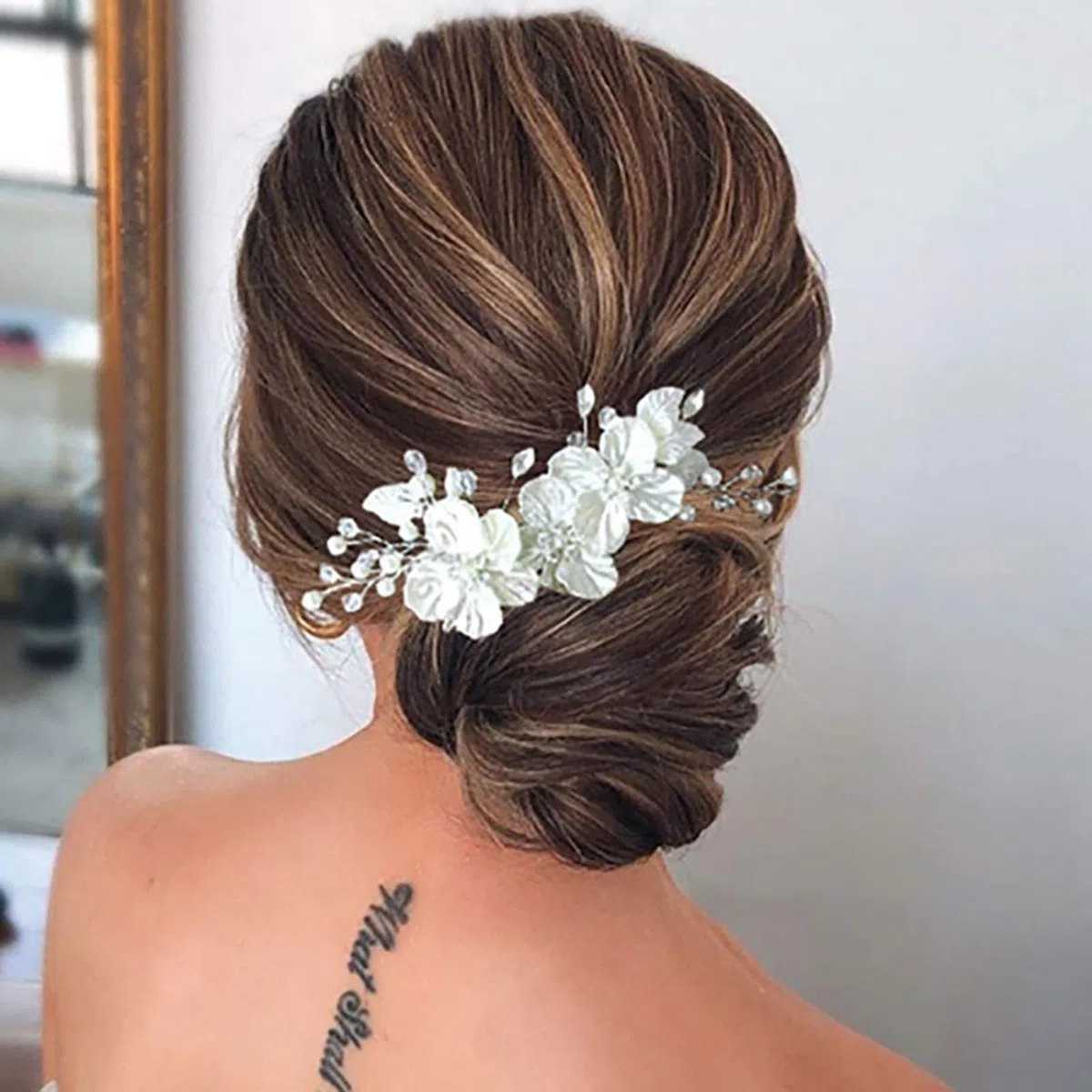 Tocado de boda para novia, accesorio para el pelo de novia, accesorio para el cabello para mujeres y niñas