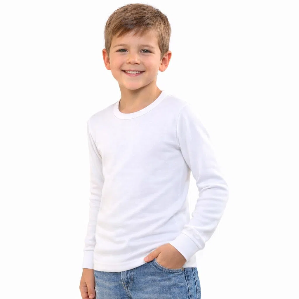 FERRYS - 9153 - Camiseta Manga Larga Afelpada Térmica Niños - Fabricado en España
