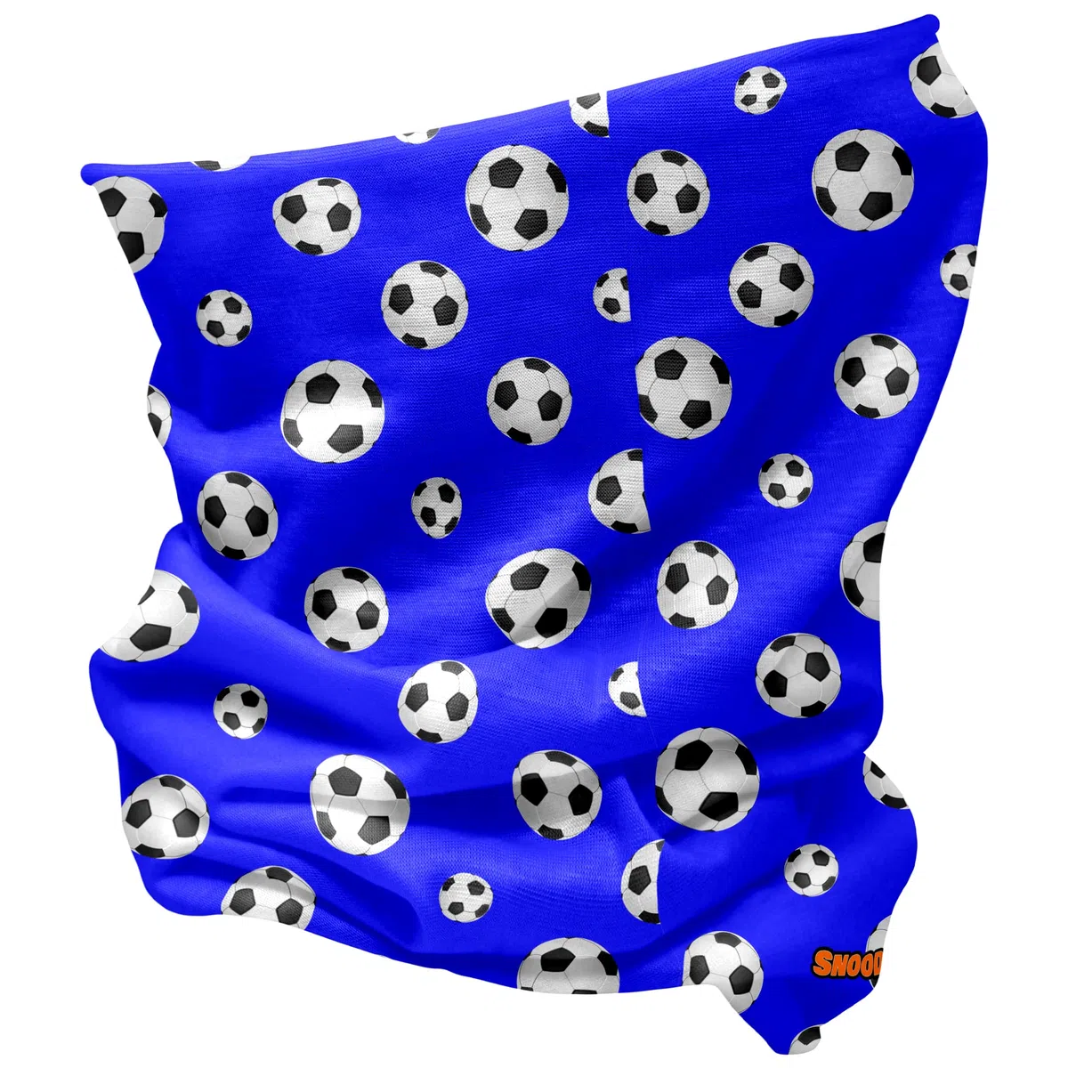 Diadema multifuncional de fútbol para niños, azul real, Taille unique