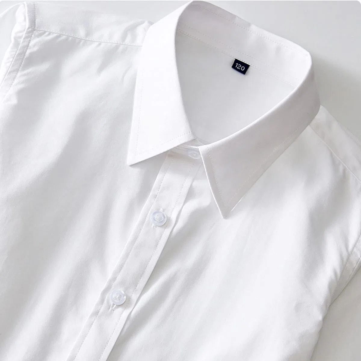2026 - Blusa de cintura para niñas y niños, botones formales para bebé, con camisas para niños, niñas blancas, macetas, camisa, estilo de camiseta