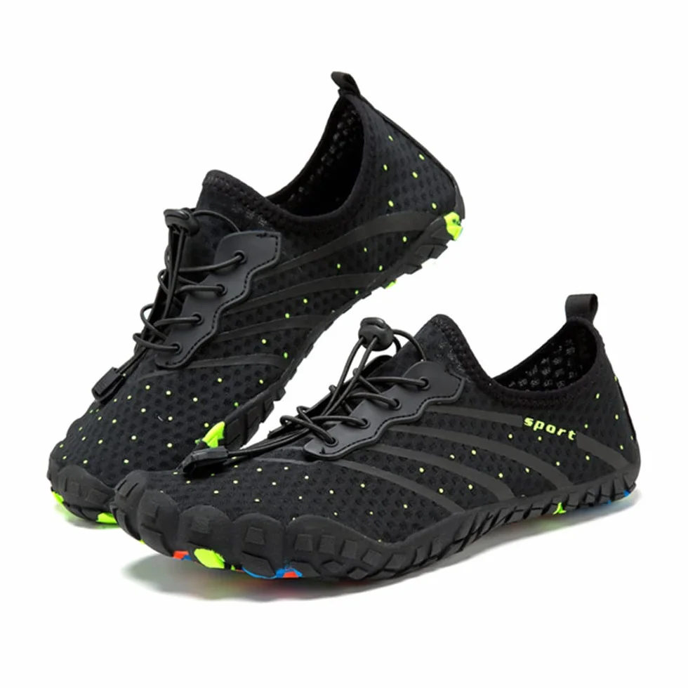 Unisex-Adulto Zapatos de Agua Mujer Hombre Zapatos Deportes Acuáticos Barefoot Shoes Zapatillas de Deporte Exterior Interior para Gym, Asfalto Playa, Montaña Escalada 35-46