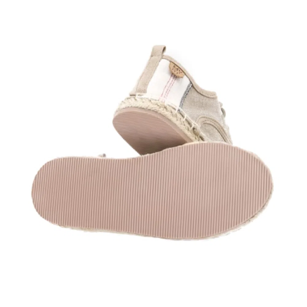 Mayoral - Alpargata Cordones niño Lino Beige - 682 para: Niños
