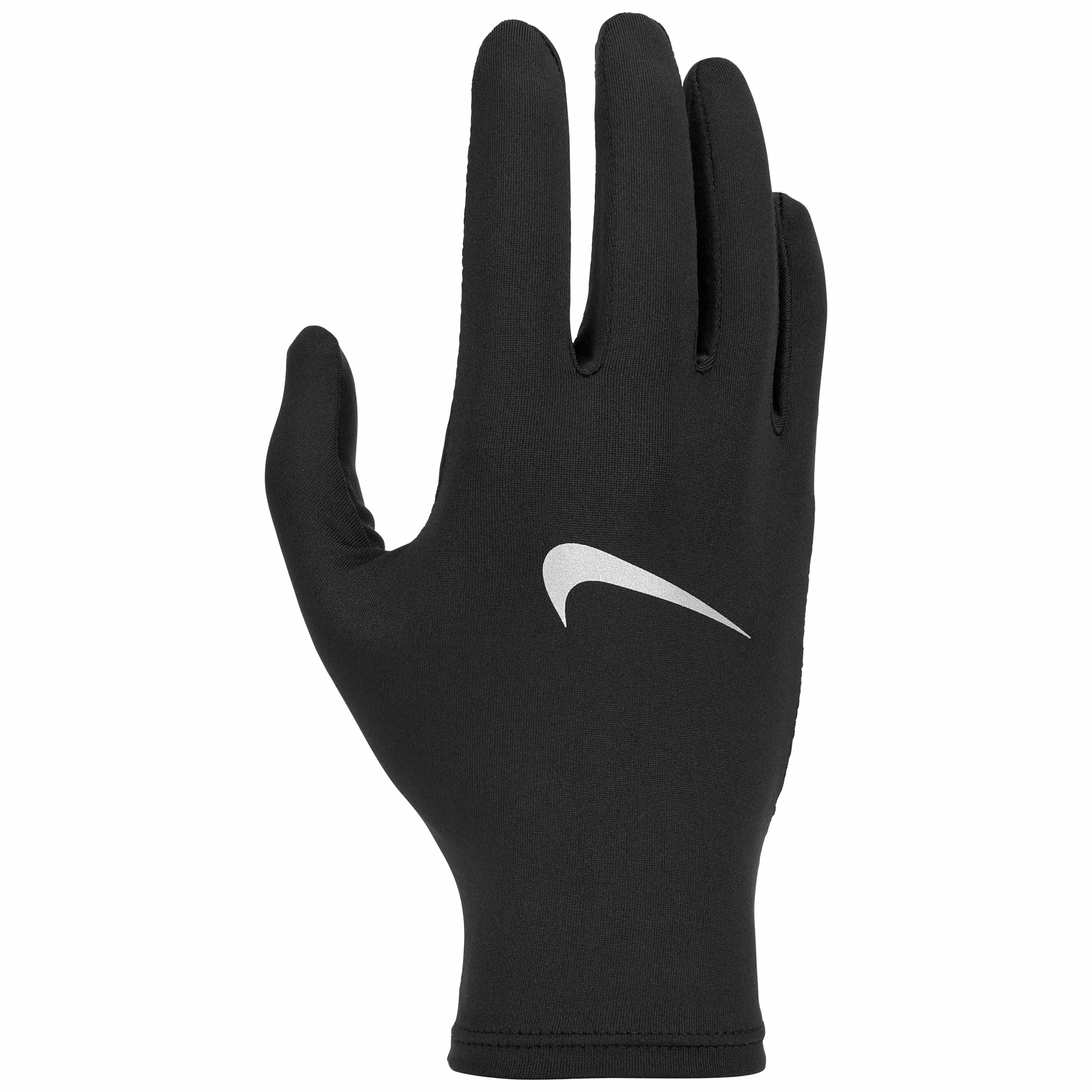 Nike Pacer Liner RG Guantes de carreras para mujer Black/Silver L/XL