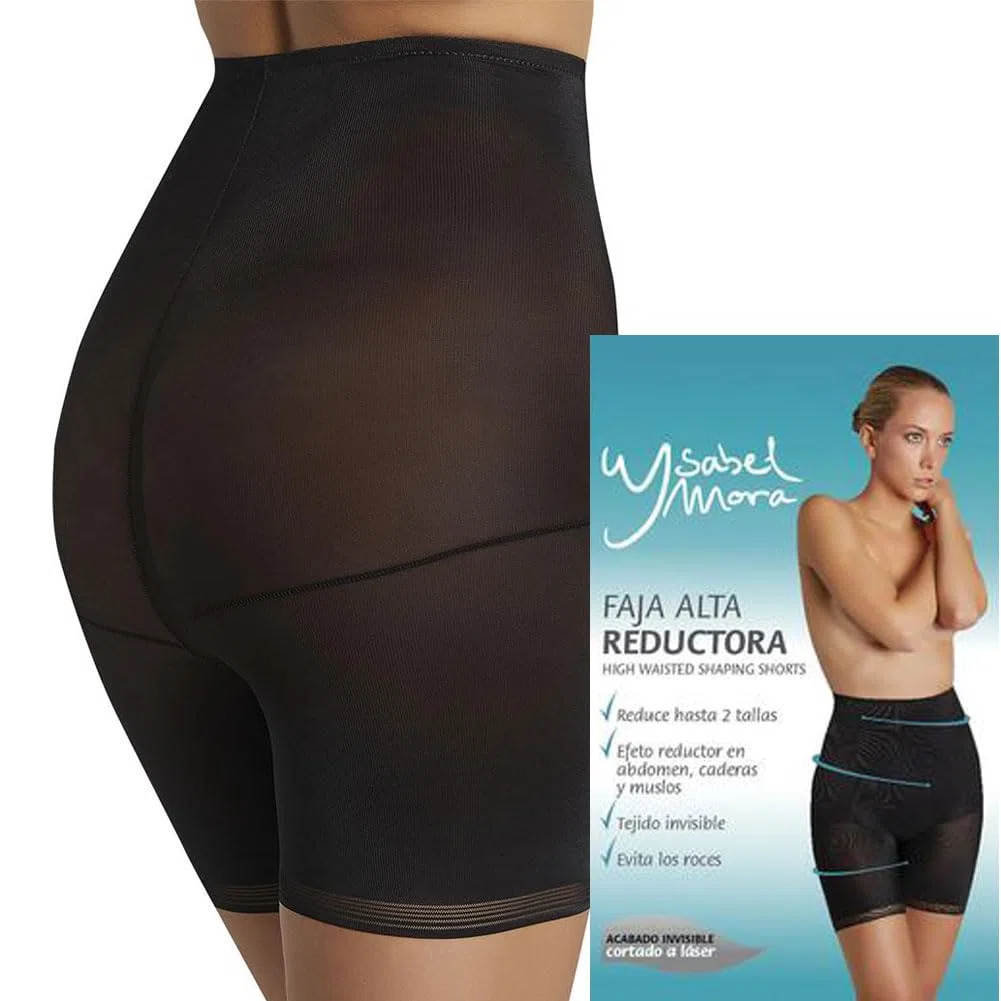 YSABEL MORA Faja Alta Reductora Mujer Efecto Vientre Plano y Control Excepcional para Realzar Curvas Naturales y Aumentar Confianza con Comodidad y Estilo.