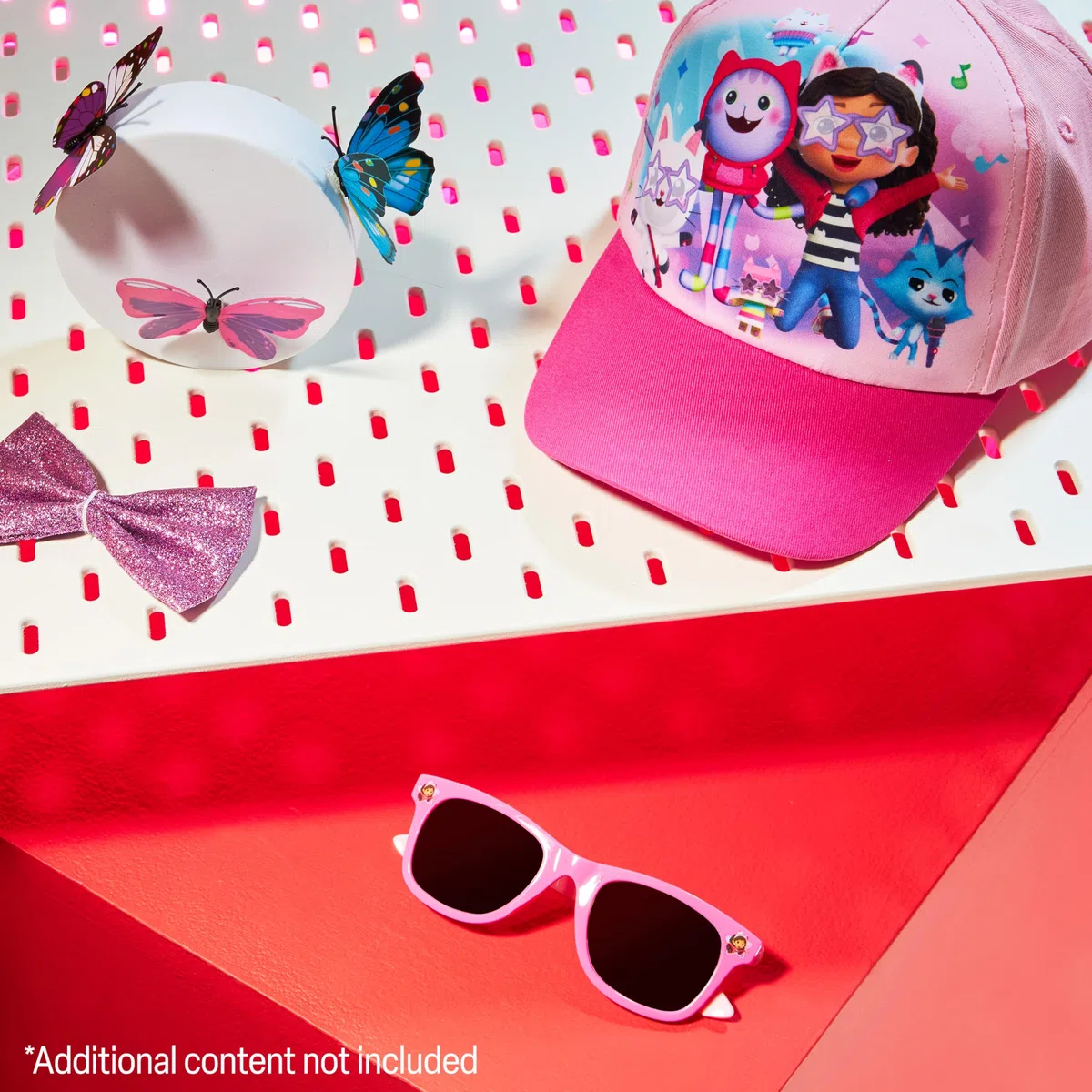 Gabby's Dollhouse Conjunto de Gafas de Sol y Gorra de Béisbol para Niñas