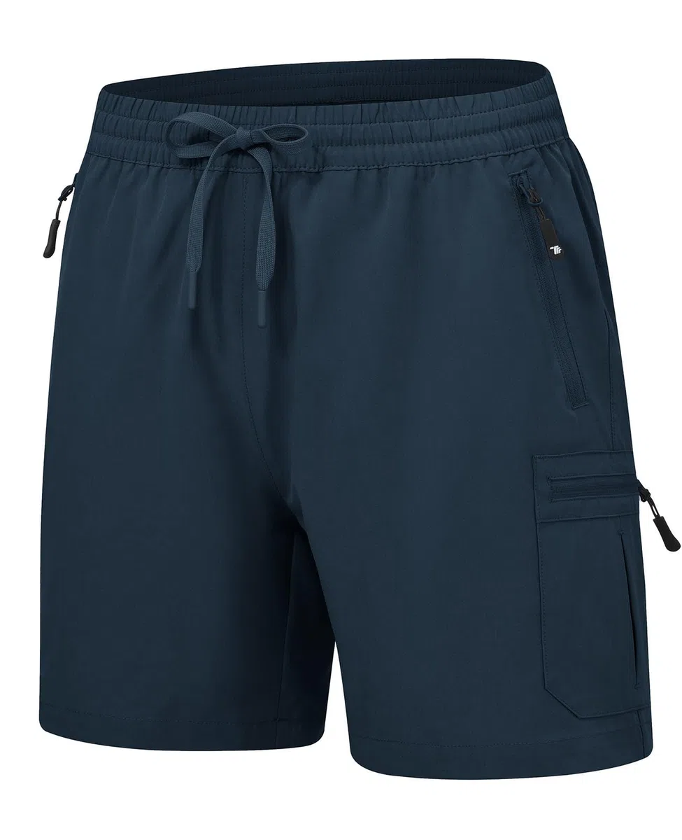 YSENTO Pantalones cortos de senderismo para mujer, pantalones cargo ligeros, pantalones de trabajo, de secado rápido, transpirables, para exteriores