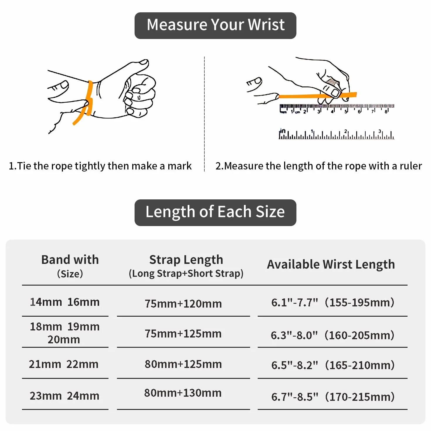 Tstrap Correa Reloj Cuero - Correa Piel - Correa de instalación rápida - Correa de Repuesto Inteligente para Hombres y Mujeres - 14 mm 16 mm 18 mm 19 mm 20 mm 21 mm 22 mm 23 mm 24 mm