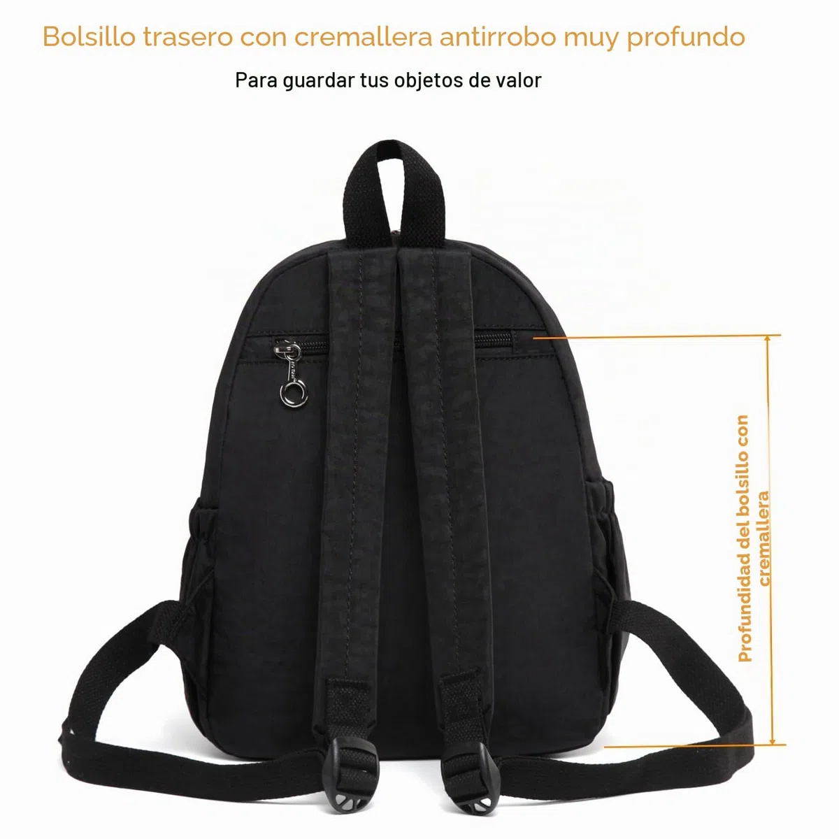 AOTIAN Mujer Mini Mochila Ligero Pequeña Bolsa de Viaje Bolsos Compacta para Casual 7 litros