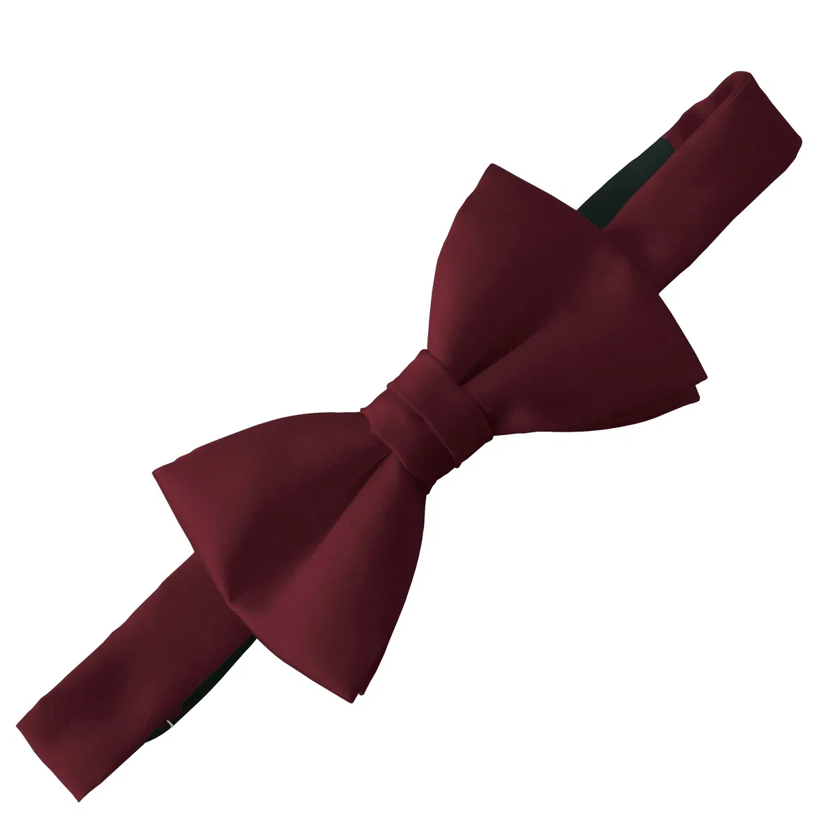 Great British Tie Club Pajaritas ajustables preatadas 100% satén para niños (de 4 a 12 años), granate, Talla única