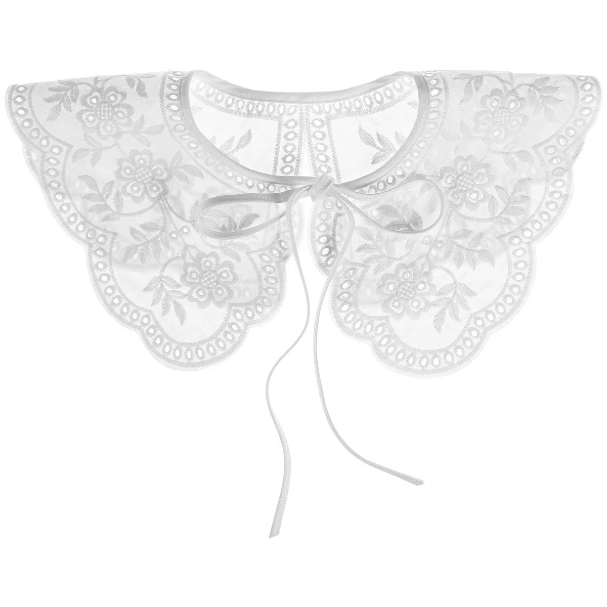 VALICLUD Cuello Falso Bordado Mujer Desmontable Collar Encaje Camisa Accesorio Ligero Transpirable
