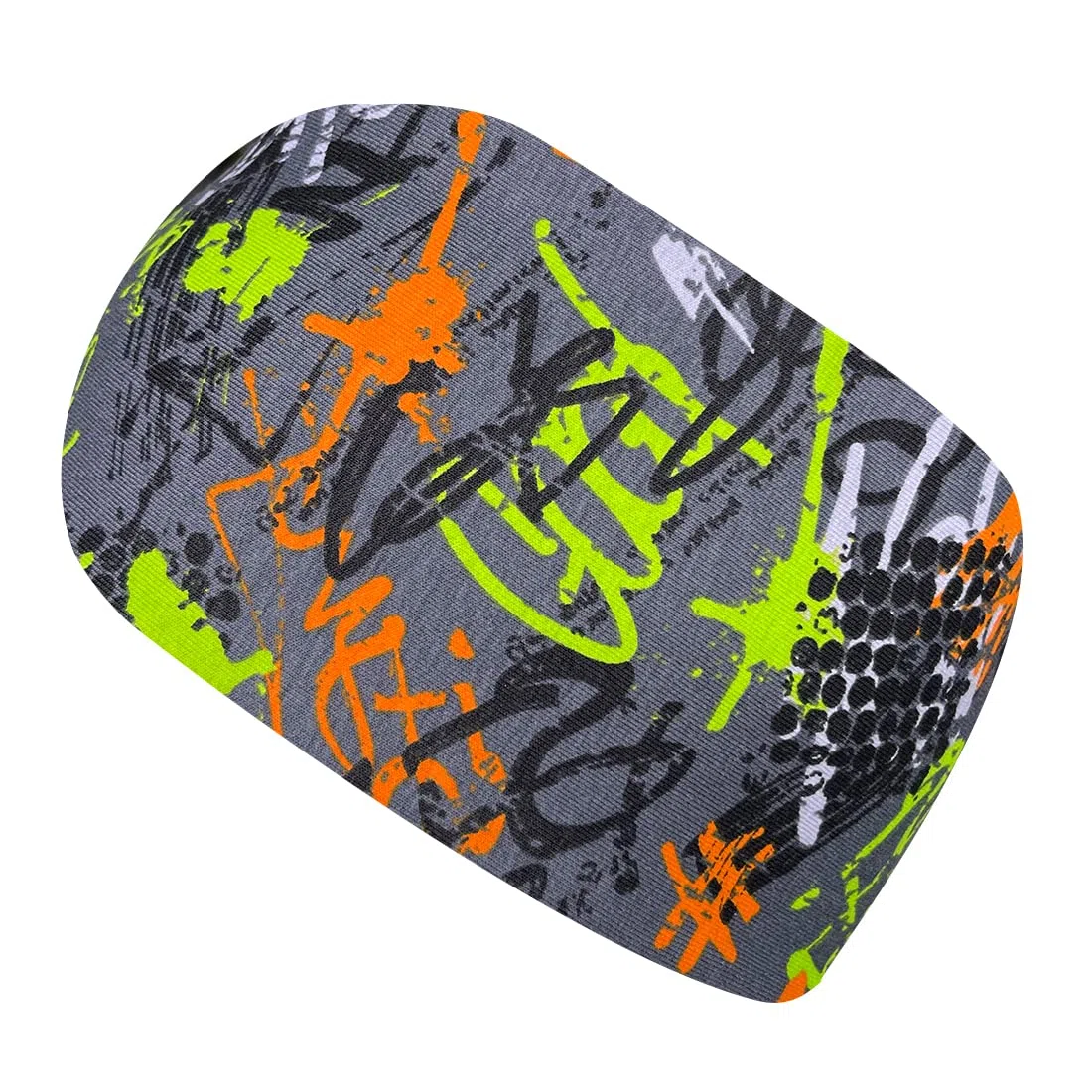Wollhuhn Cinta elástica ecológica para niños/niñas, cómoda, de algodón, muchos diseños (graffiti gris/naranja)