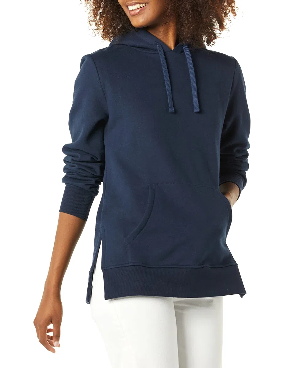 Amazon Essentials Mujer Sudadera Tipo túnica con Capucha de Forro Polar