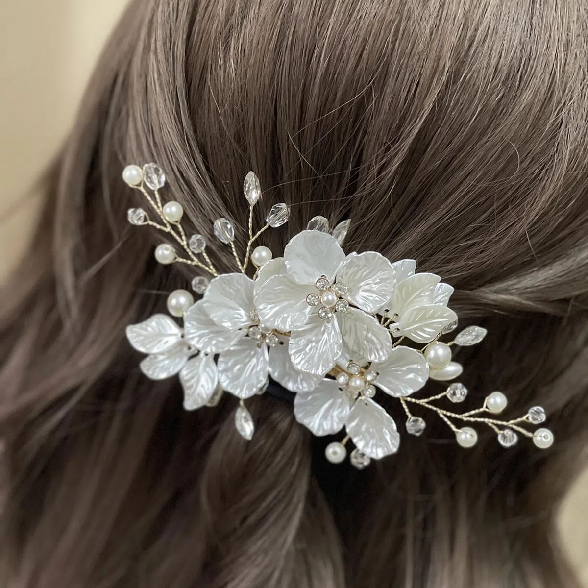 Tocado de boda para novia, accesorio para el pelo de novia, accesorio para el cabello para mujeres y niñas