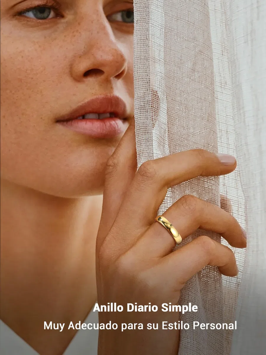 PROSTEEL Anillo Mujer Hombre 2/4/6/8mm Acero Inoxidable Plateado/Dorado/Negro Anillos de Compromiso Boda Alianza Tamaño 6,75-30 Disponibles Joyas Mujeres Hombre Parejas con Caja de Regalo