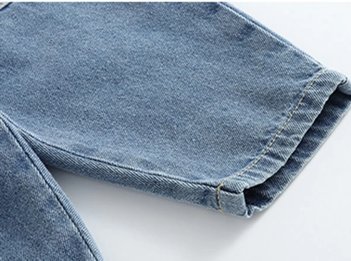 Generisch 2026 Jeans Niño Pequeño Bebé Niños Niñas Patchwork Jeans Pantalones Pantalones Pantalones Trajes Ropa