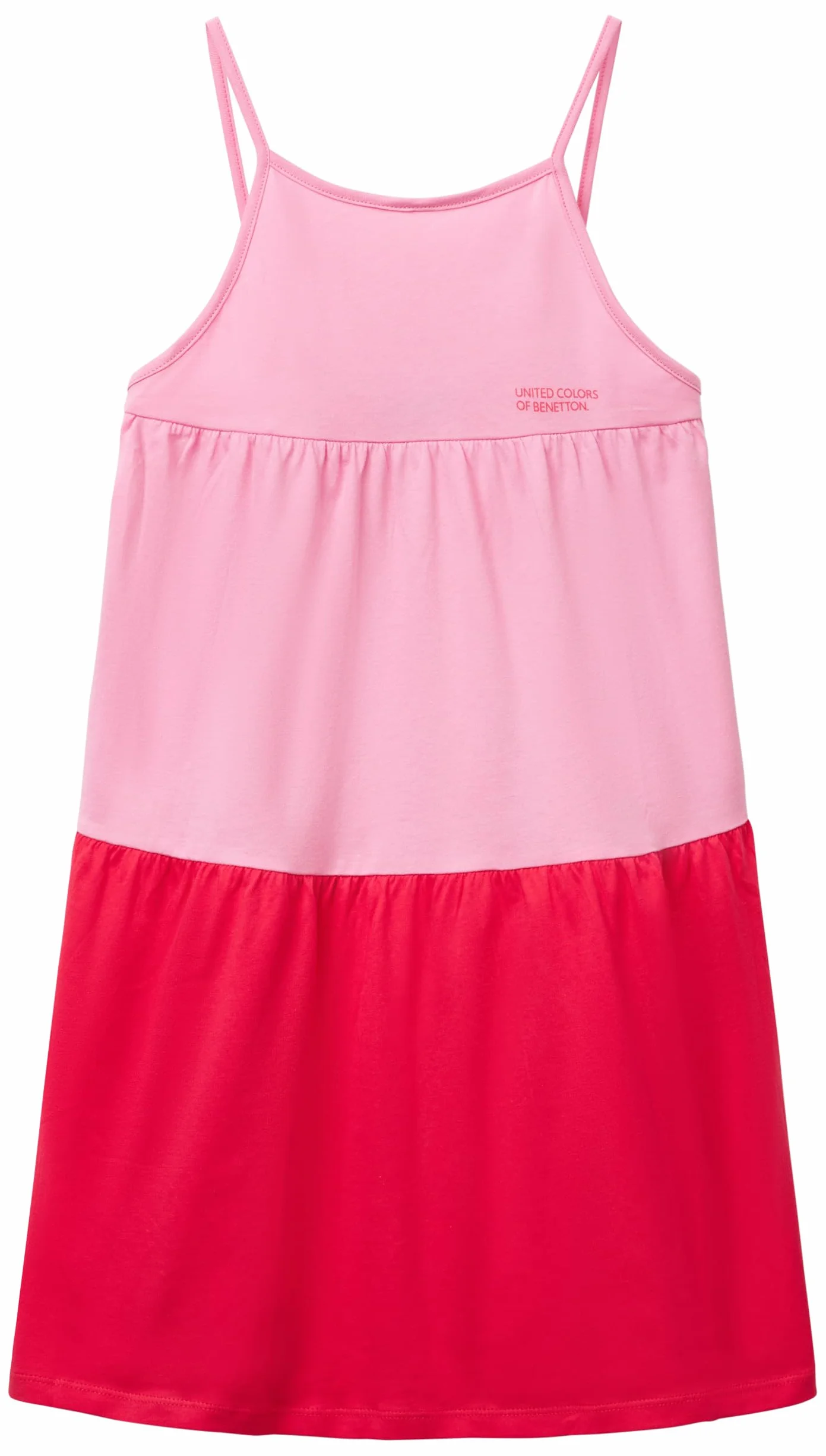 United Colors of Benetton Vestito 30960v00f Salida de baño, Rosa, 160 cm Niñas y niñas