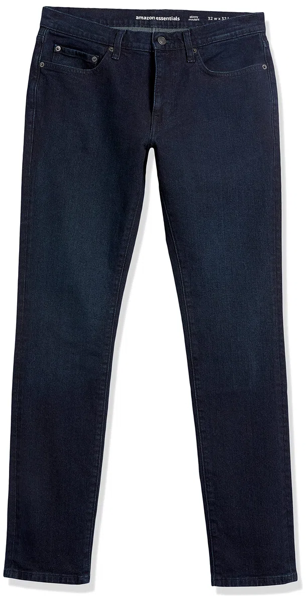 Amazon Essentials Pantalones Informales de Estilo Chino, Elásticos y de Corte Clásico Hombre