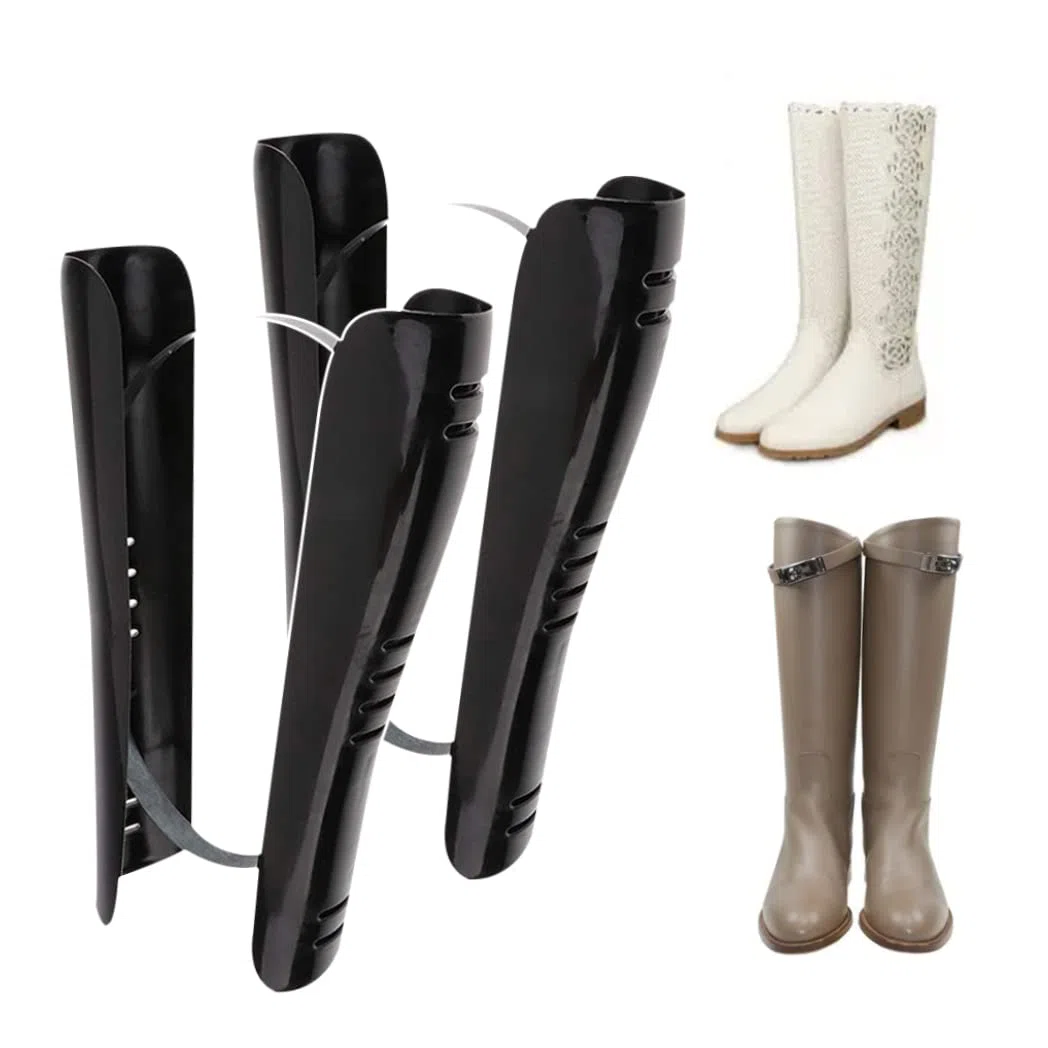 Ensanchador De Botas Ensanchador De Pantorrillas Moldeador De Botas Hormas De Plástico para Zapatos Soporte para Botas Altas hasta La Rodilla Herramienta para Moldear Botas Negro