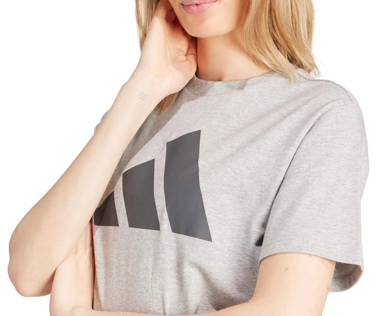 adidas Camiseta de entrenamiento de 3 rayas para mujer