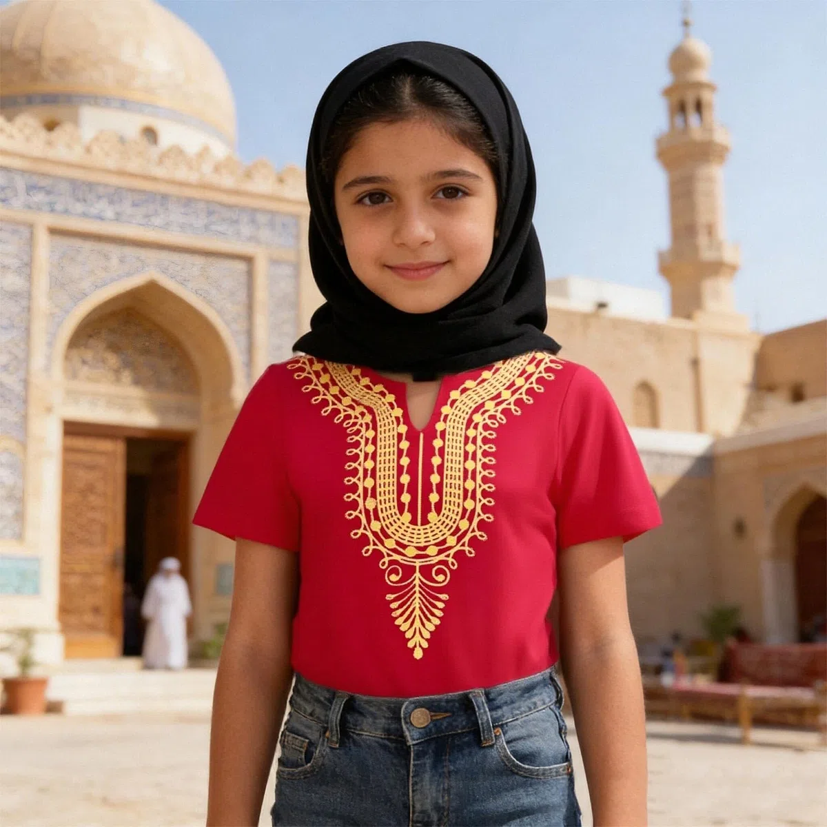 Camisa Holgada Informal Dashiki clásica Africana para niños y niñas#8