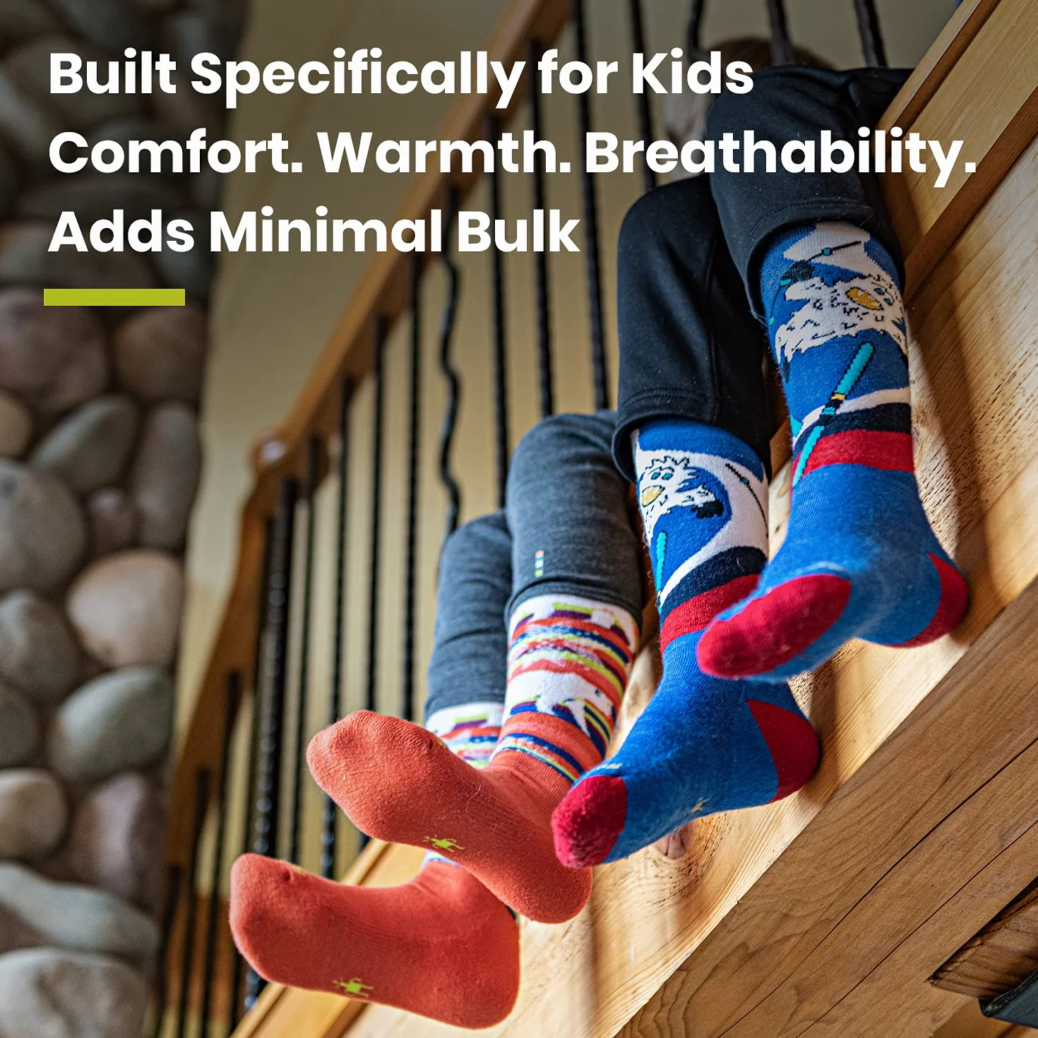Smartwool Calcetines unisex para niños con cojín completo (paquete de 1)