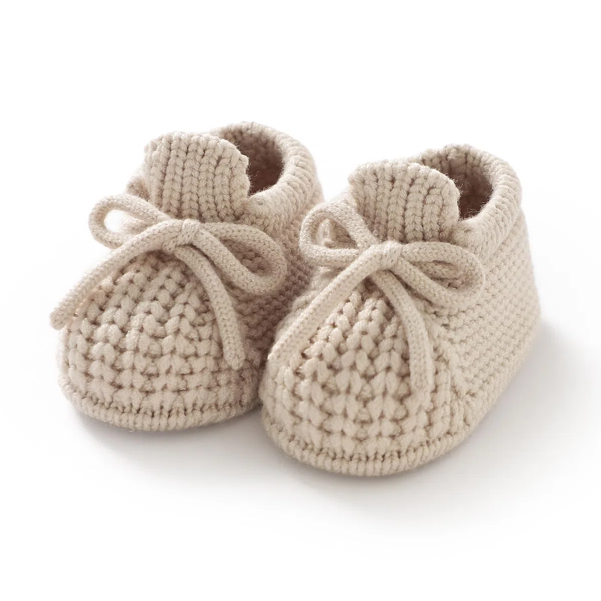 Botines de bebé recién nacido para recién nacido, acogedores, de punto, suaves, para niños y niñas