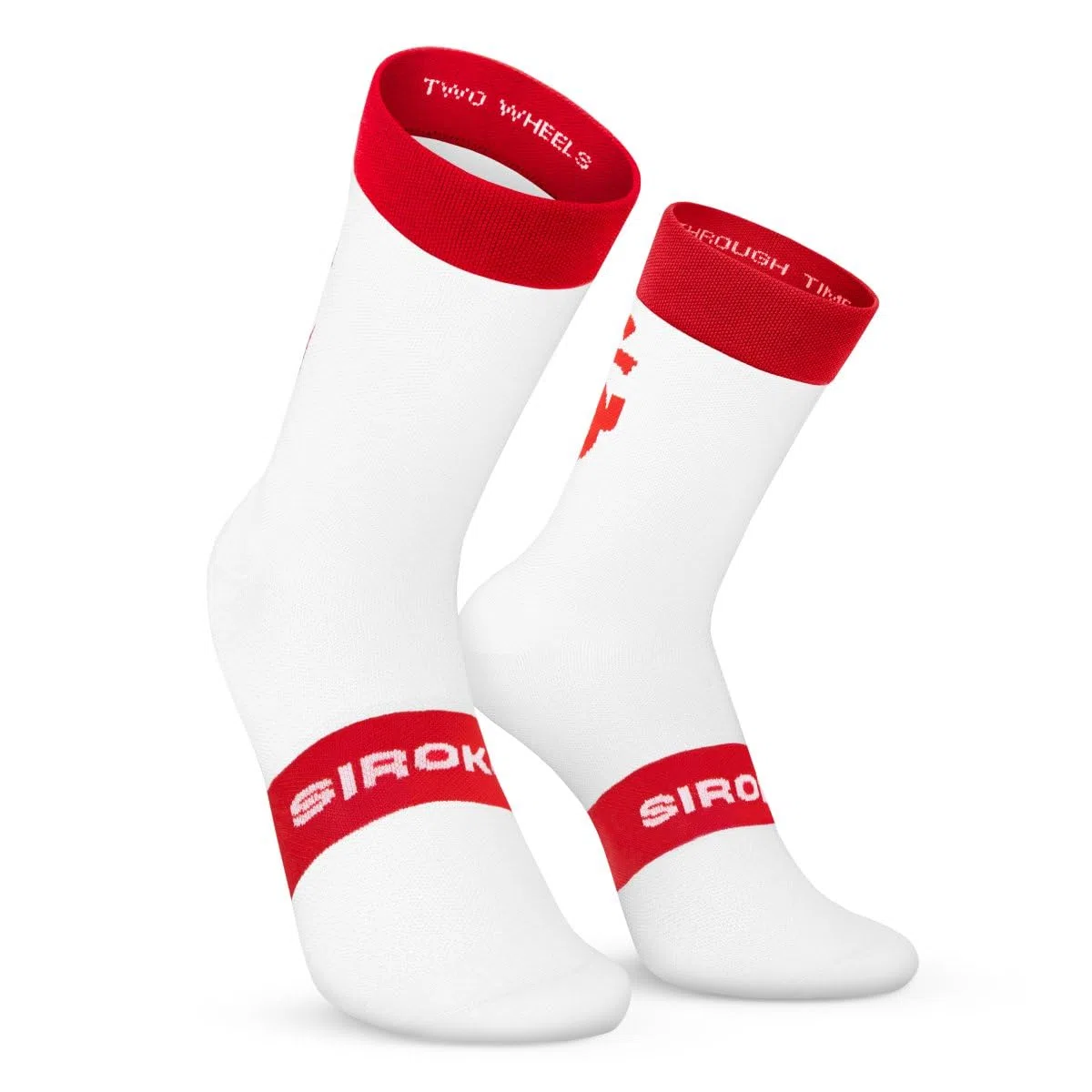 SIROKO Calcetines ciclismo Real Sporting de Gijón x SC S1 Rojo Blanco