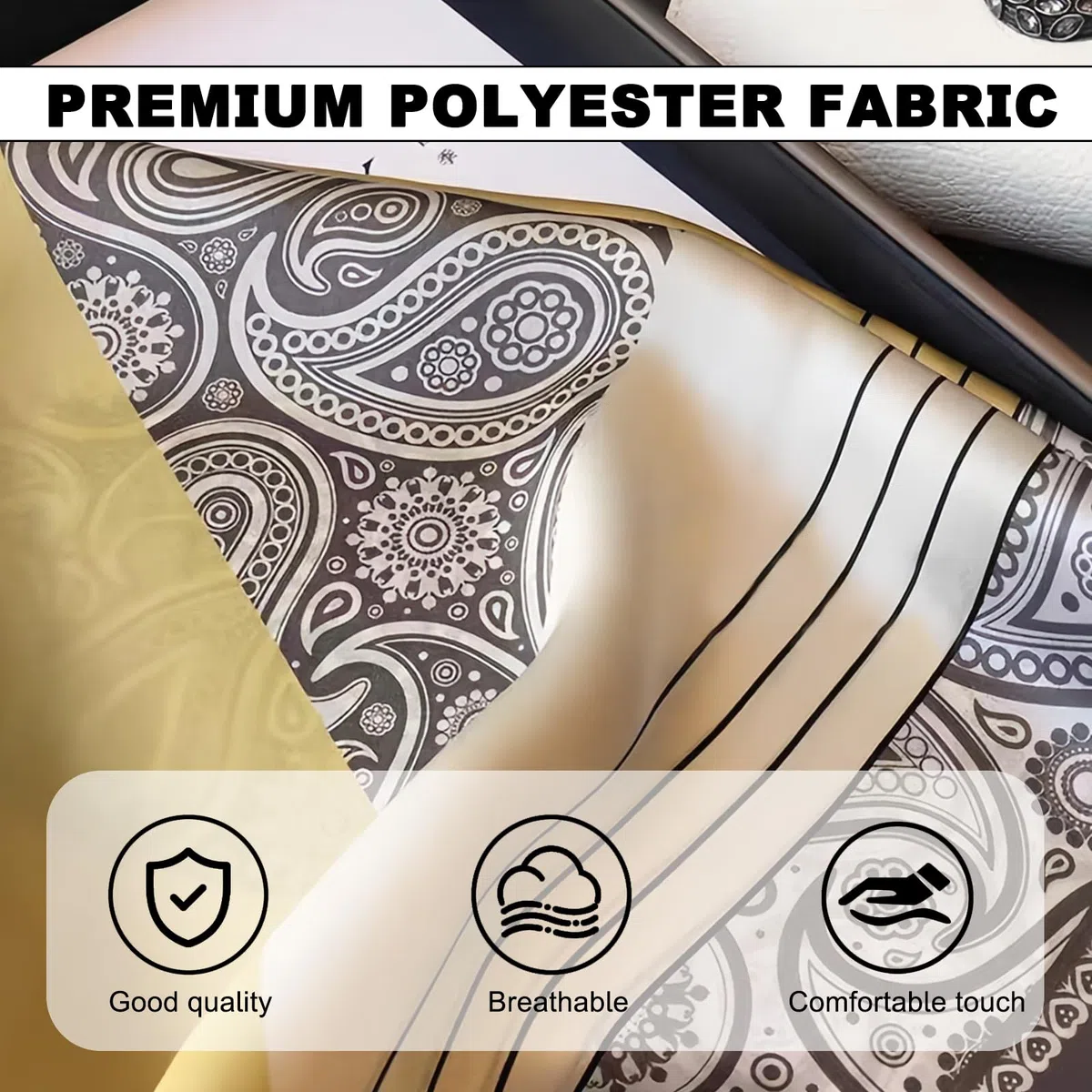 5 Piezas Scarf Cuadrado para Mujers, Pañuelos Cabeza Mujer de Satén Sintético, Bandanas, Colores Vibrantes, 5 Diseños, para Usar Como Tocado, Bufanda, Diadema o Pulsera