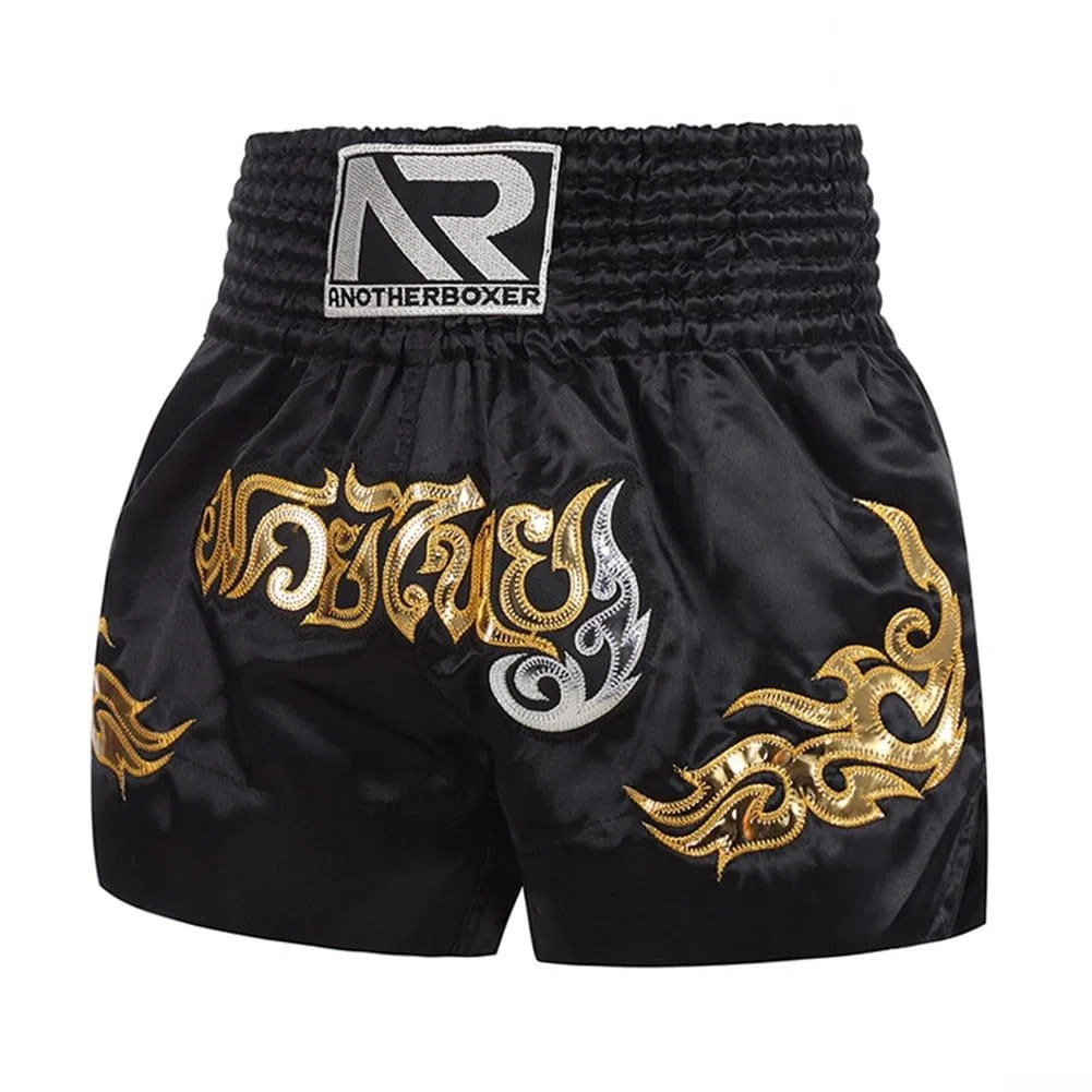YJDOORPLAY Pantalones cortos de entrenamiento unisex para boxeo, artes marciales mixtas, Muay Thai, Kickboxing, sparring, pantalones cortos transpirables