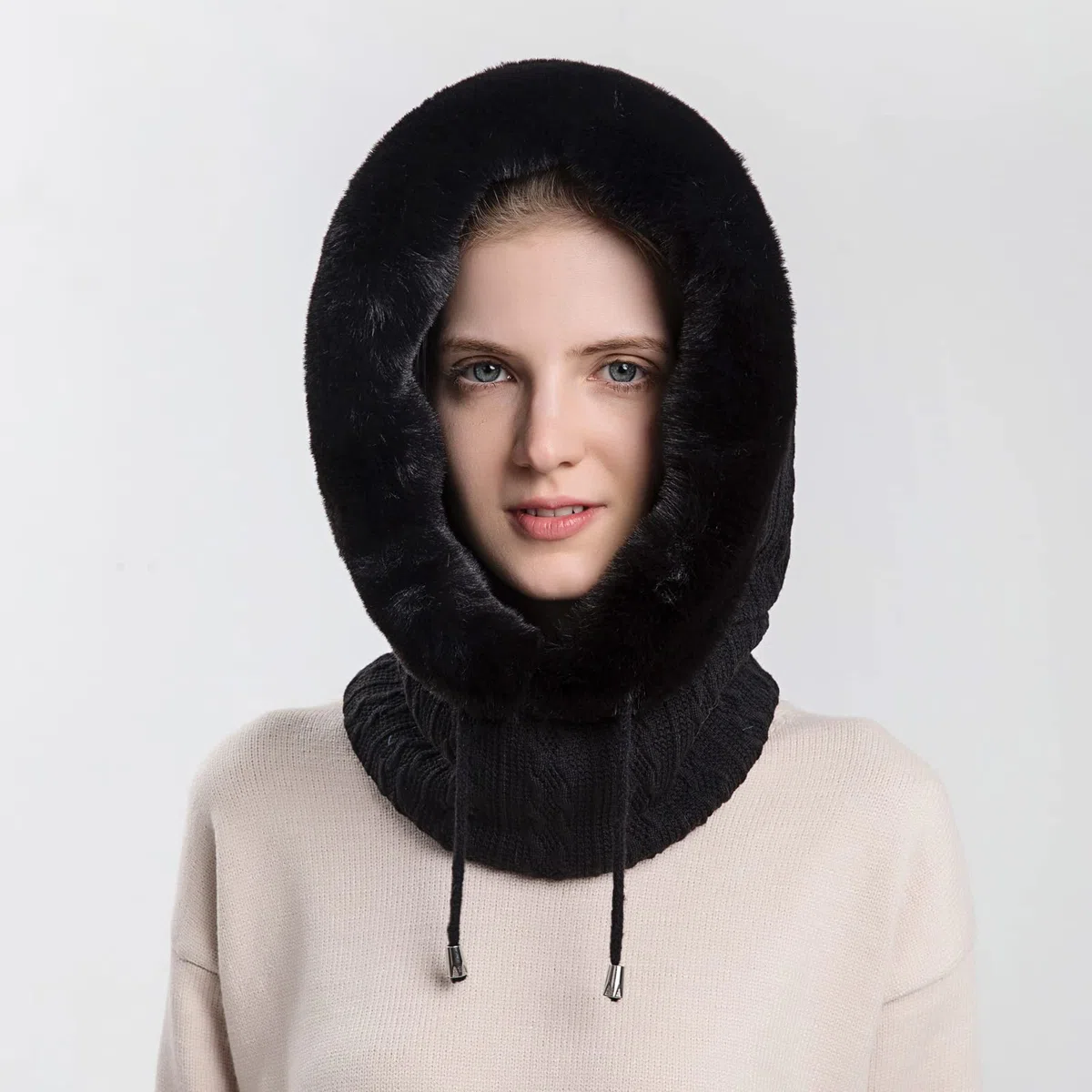 TAGVO Pasamontañas Termico para Mujer, Pasamontañas Invierno Capucha Polar Máscara de Esquí Balaclava Máscara Polar Multifuncional para Clima Frío Esquí al Aire Libre Montaña Camping Senderismo
