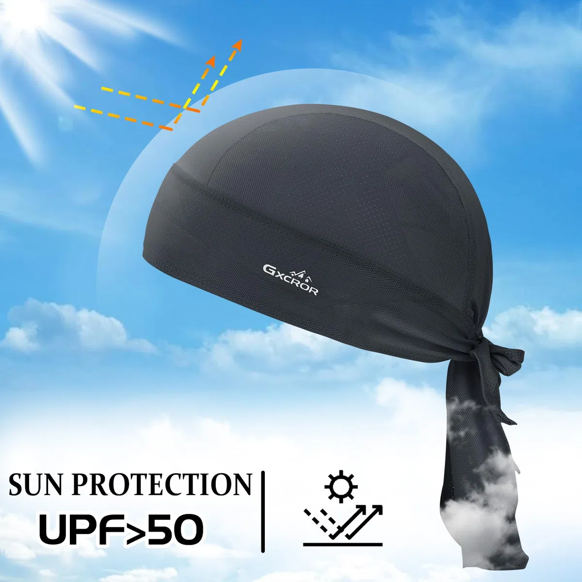 GXCROR Gorro bandana para bicicleta, transpirable, absorbe el sudor
