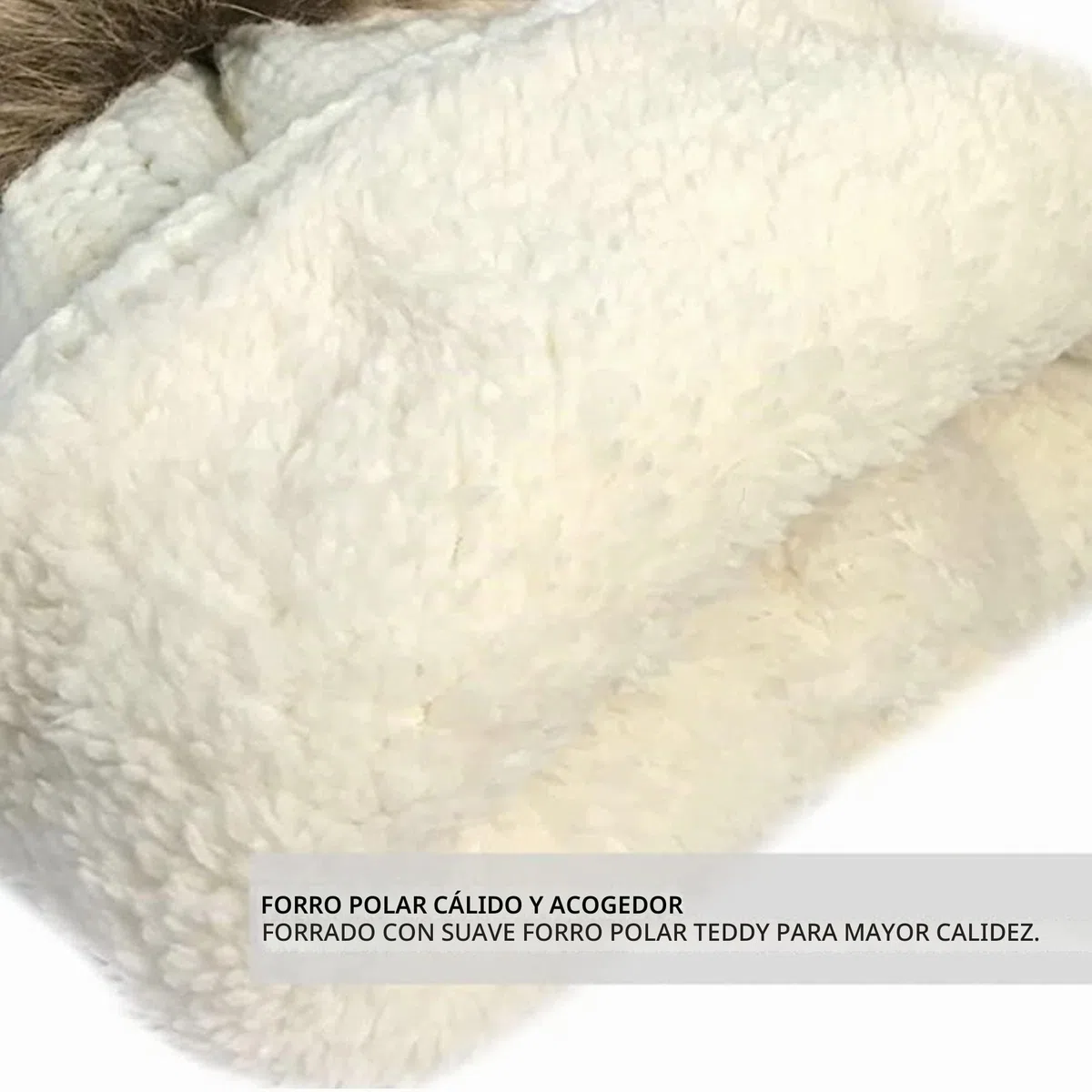 TOSKATOK Sombrero de Punto Grueso para Mujer, con Forro Polar y pellizco de Piel sintética Desmontable ...