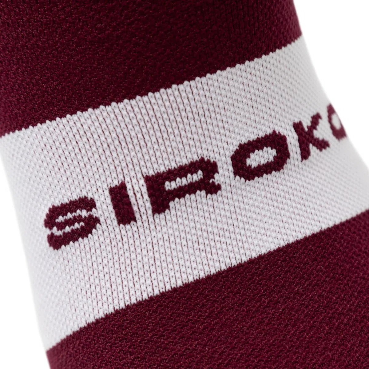 SIROKO - Calcetines de Ciclismo S1 Burgundy - M-L - Rojo