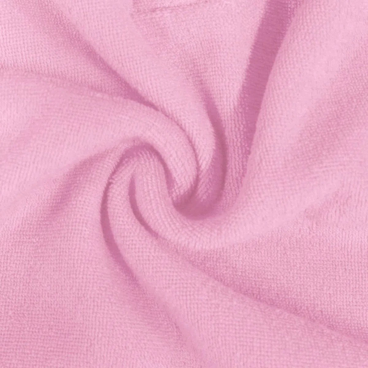 Bata de baño con capucha para niñas, con cremallera, vestido de playa, cintura elástica, color sólido, manga corta, para cubrir trajes de baño, bolsillos, batas envolventes, rosa, 10-11 años
