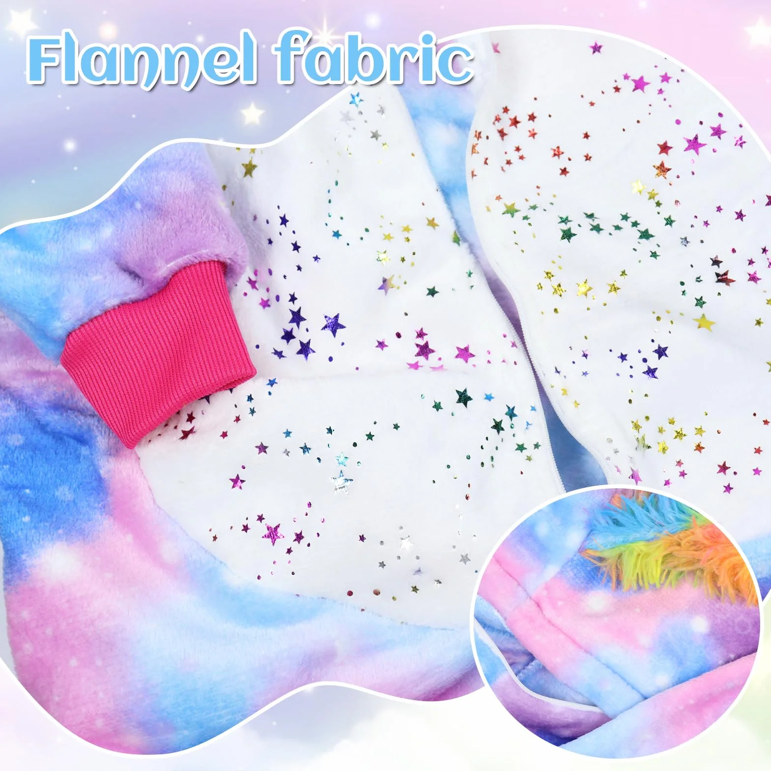 Pijama de unicornio para niños, pijama con capucha, mono, conjunto de pijama, ropa de dormir con capucha, pijama de animales, suave, cosplay, disfraz de Halloween, carnaval, fiesta