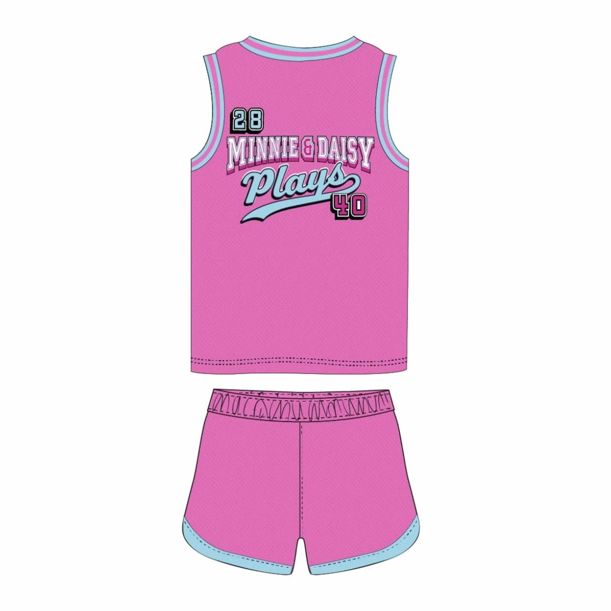 Conjunto 2 piezas deporte Minnie infantil unisex – Conjunto 2 piezas deporte con licencia Minnie para niños y niñas en cole, parque y ocio diario