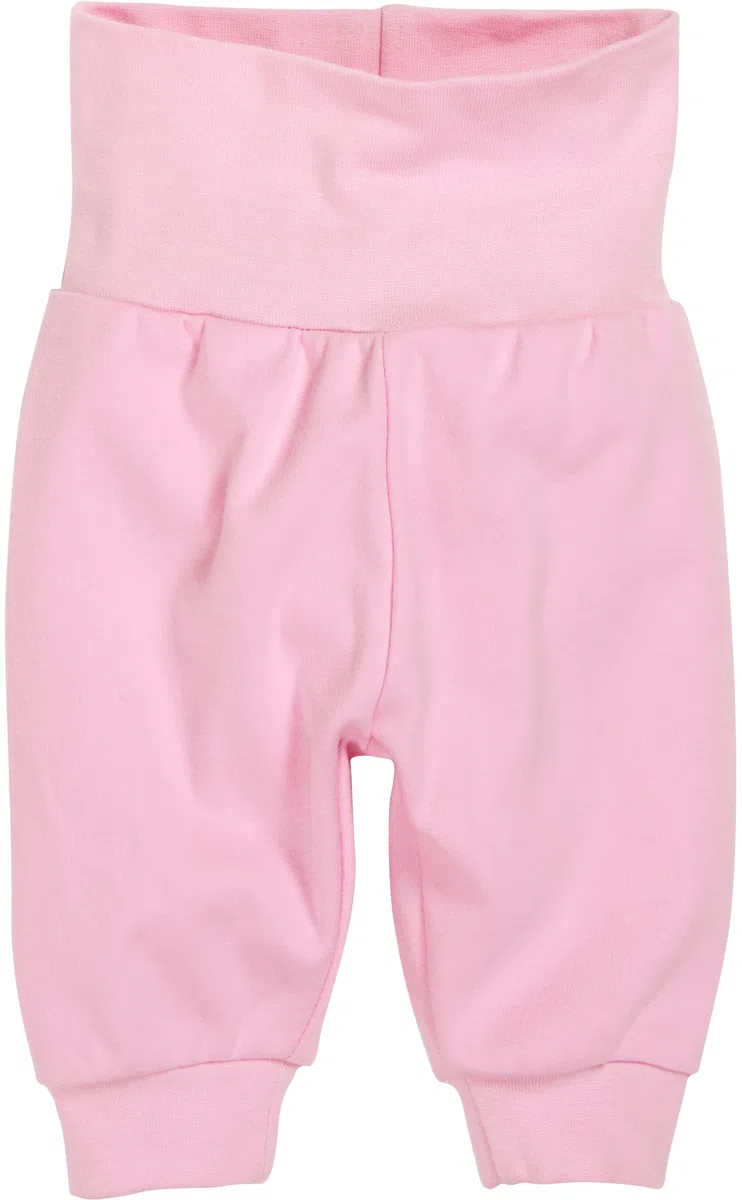 Playshoes Pantalones Deportivos para niñas pequeñas, Color Rosa, 0-3 Meses (Paquete de 2), Rosa, 0-3 Meses