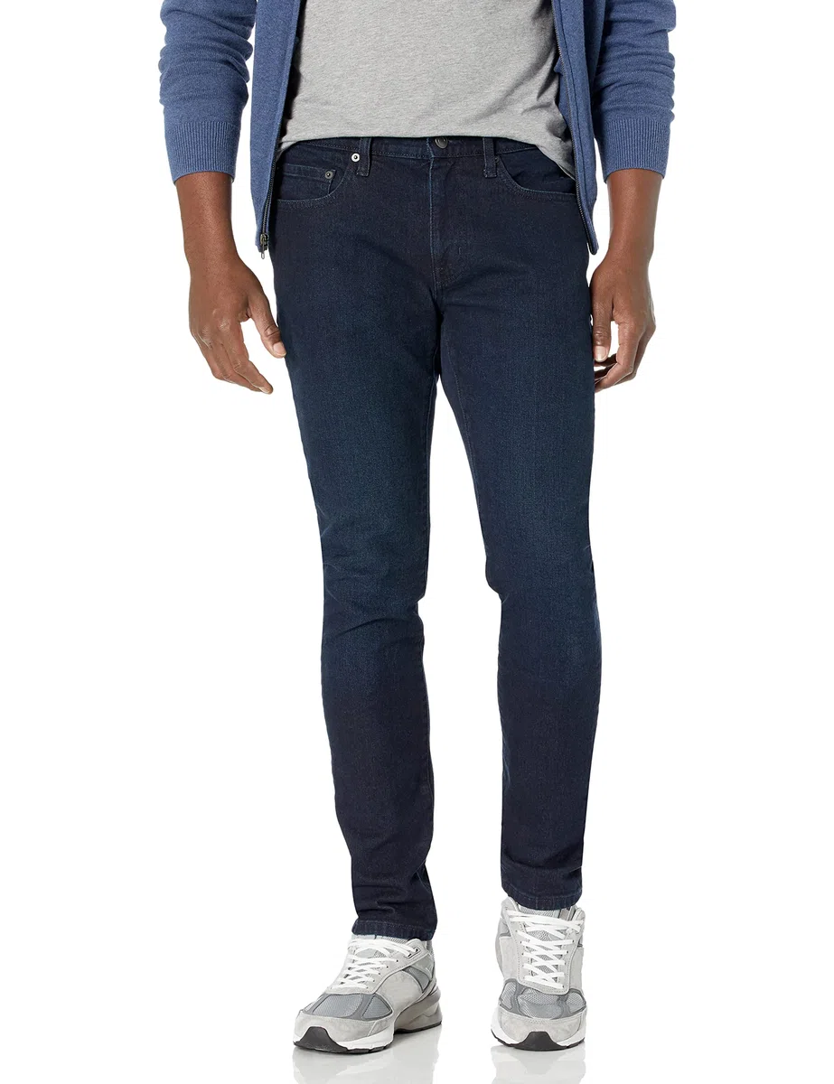 Amazon Essentials Pantalones Informales de Estilo Chino, Elásticos y de Corte Clásico Hombre