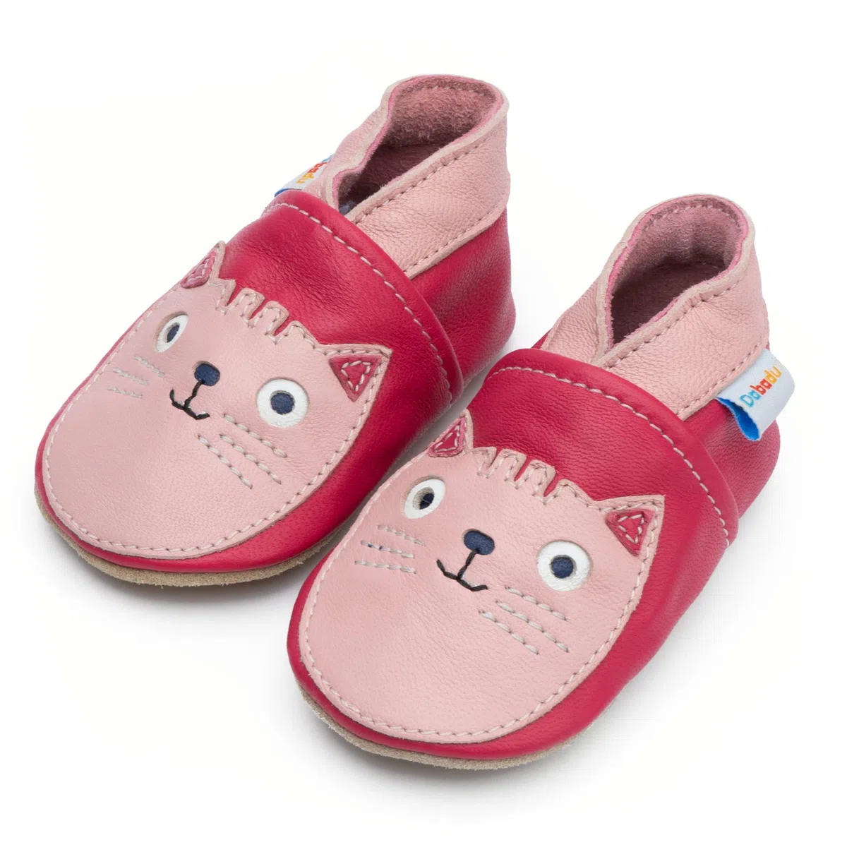 Dabadu Zapatitos Bebe en Cuero con Suela Blanda - Calzado Bebe - Patucos Bebés - Zapatos Primeros Pasos